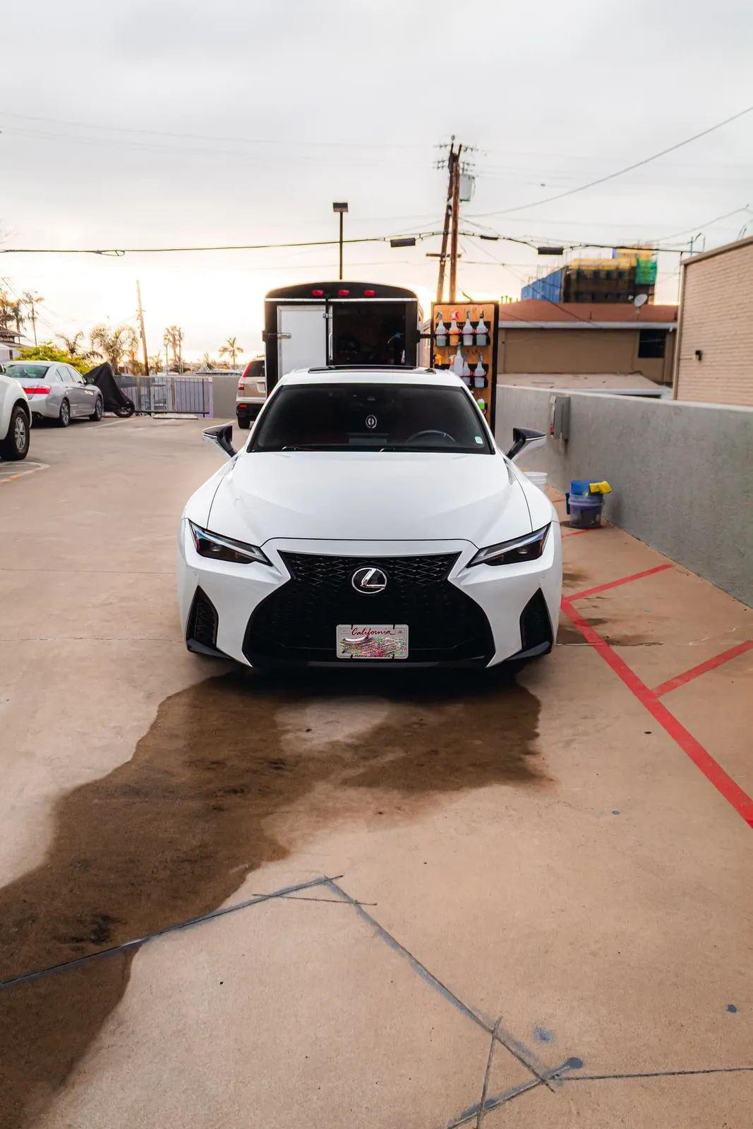 Clean Lexus IS exterior in Mission Valley, CA, Joji's Mobile Detailing